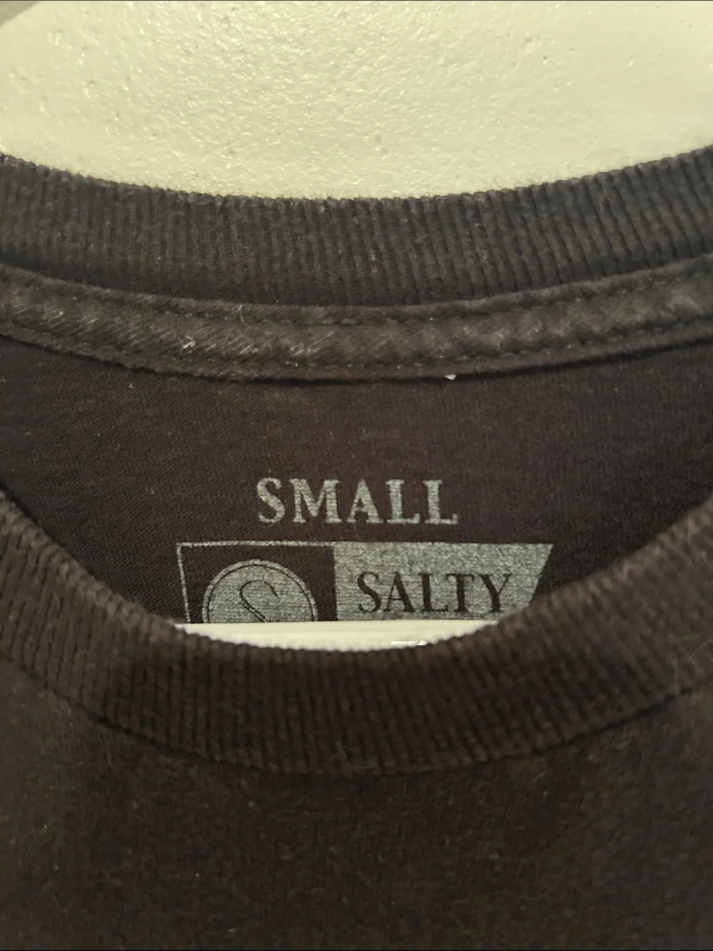 Salty Crew Black Short Sleeve Swim Tee with Marlin Logo